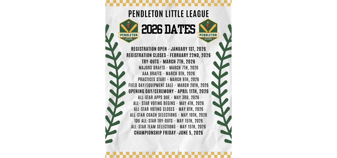 2026 Important Dates